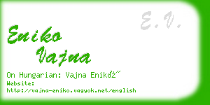 eniko vajna business card